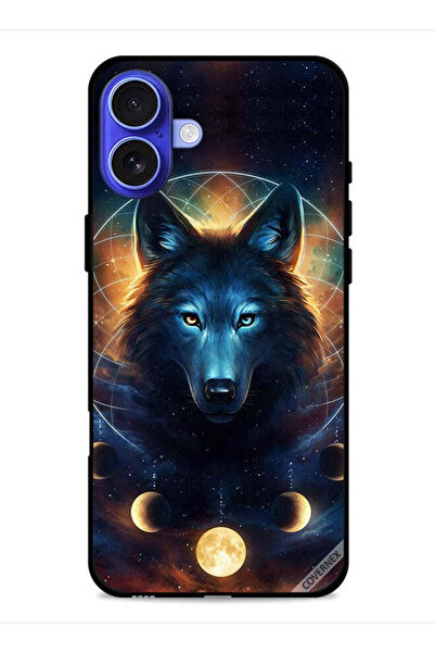 Covernex غطاء حماية لجهاز آيفون 16 من آبل بتصميم ذئب في الفضاء