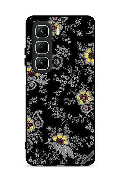 Covernex غطاء حماية لهاتف Infinix Hot 50 5G بخلفية زهور فنية