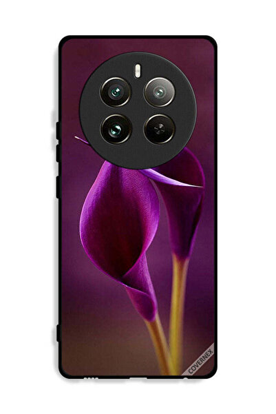 Covernex غطاء حماية لهاتف Realme 12 Pro Plus 5G بنقشة زهرتين جميلتين