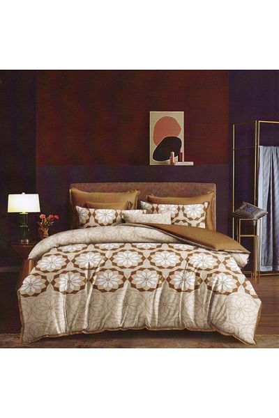 Pucioasa Fine double bed linen with 6 pieces, M276