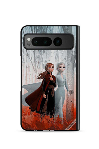 Covernex غطاء حماية لهاتف جوجل بيكسل فولد 5G بطبعة الأخوات المتجمدات