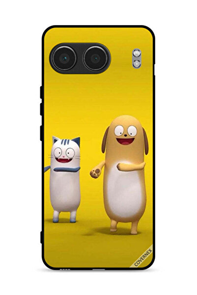 Covernex غطاء حماية لهاتف OnePlus Nord 4 5G بتصميم قصة قطة وكلب