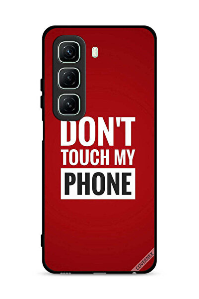 Covernex غطاء حماية لهاتف Infinix Hot 50 5G بعبارة "لا تلمس هاتفي"