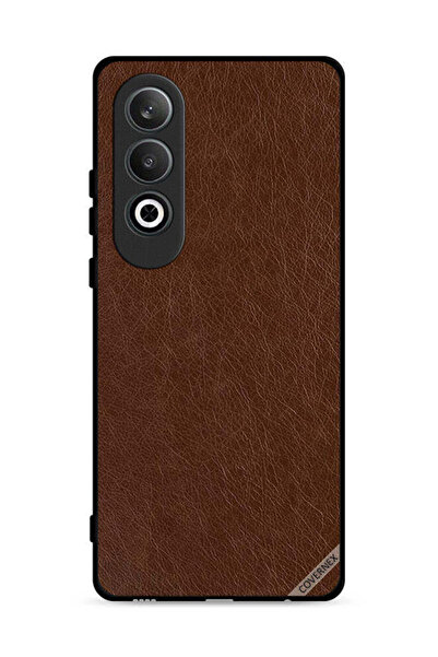 Covernex غطاء حماية جلدي بنمط هندسي لهاتف Oppo K12 Plus 5G