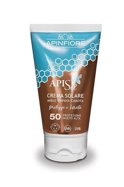 Apinfiore SPF 50 Sunscreen 150ml – With Honey, Papaya & Carrot for Radiant, Protected Skin