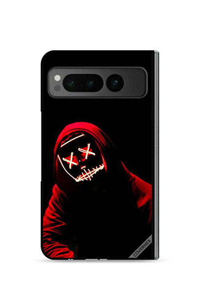 Covernex غطاء حماية لجهاز جوجل بيكسل فولد 5G بقناع الهالوين