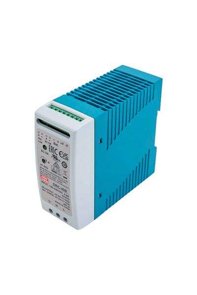 Meanwell Sursă de alimentare în comutație, 27.6V / 0.95A + 0.5A, șină DIN, rezervă - MEAN WELL DRC-40B