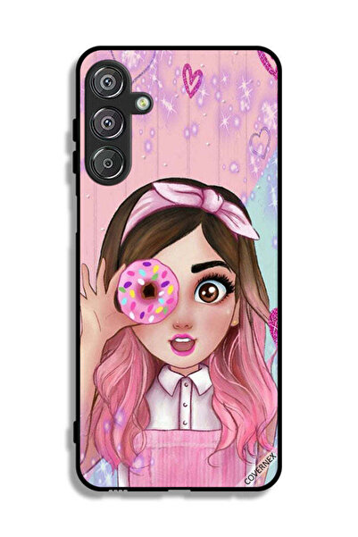 Covernex غطاء حماية لهاتف سامسونج جالاكسي A16 5G برسومات فتاة محبة للدونات