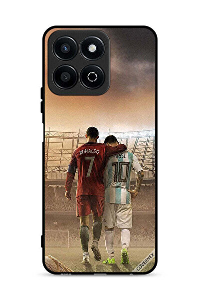 Covernex غطاء حماية لهاتف Honor Play 60 Plus 5G ميسي وكريستيانو رونالدو