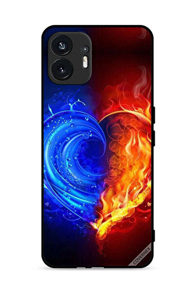 Covernex Nothing Phone (2) 5G Protective Case Cover Fire And Water Heart Wall...