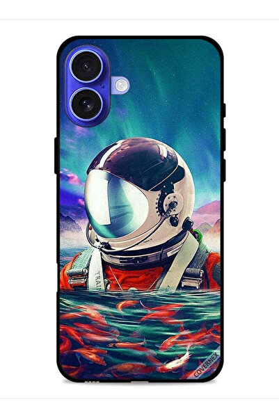 Covernex غطاء حماية لجهاز آيفون 16 من آبل، رائد فضاء في بحر الأسماك