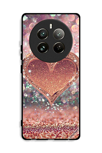 Covernex غطاء حماية لهاتف Realme 12 Pro Plus 5G بتصميم قلب لامع