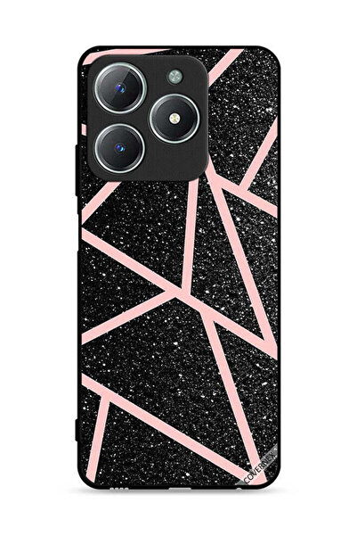 Covernex غطاء حماية لهاتف Realme C63 4G بنقشة لامعة ومسارات