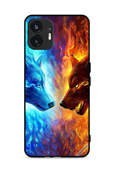 Covernex Nothing Phone (2) 5G Protective Case Cover Water & Fire Wolf