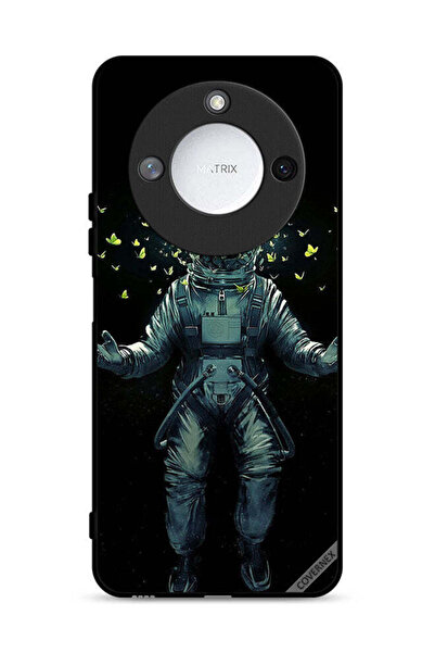 Covernex غطاء حماية لهاتف Honor X60 5G بطبعة رائد فضاء وفراشات