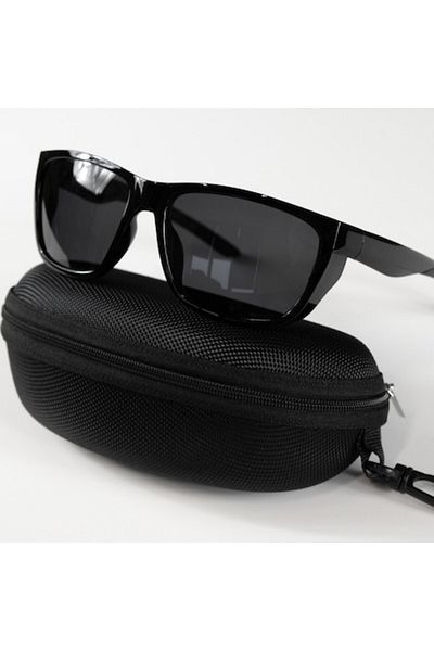 4desire.ro Men's Sunglasses, Polarized, UV400, with Side Shields, Black