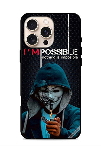 Covernex غطاء حماية لجهاز Apple iPhone 16 Pro - خلفية شاشة I Am Possible، لا ...
