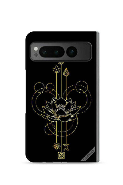 Covernex غطاء حماية لجهاز جوجل بيكسل فولد 5G بتصميم زهور عصرية