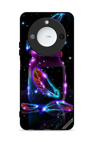 Covernex غطاء حماية لهاتف Honor X60 5G بتصميم ريش في جرة