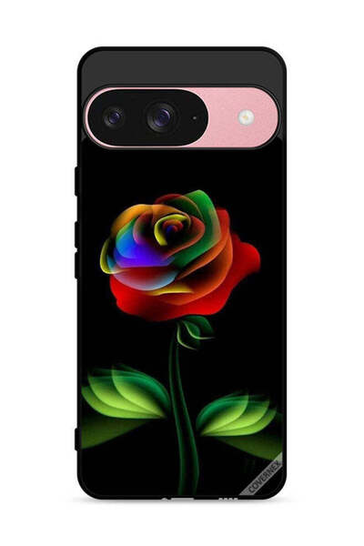 Covernex غطاء حماية لجهاز جوجل بيكسل 9 - لون قوس قزح وردي