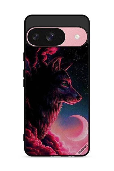 Covernex غطاء حماية لجهاز Google Pixel 9 بتصميم فن الذئب