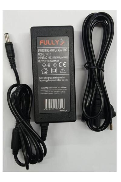 Mykablo Fully 1611C - 12 Volt 3 Amper Adaptör