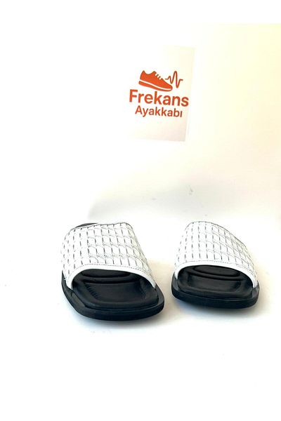 NEWGÜLTEKİN Genuine Leather Hand-Stretched Comfortable Musk Light Slippers