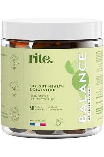 Riteks Rite Balance sugar-free Vitamin Gummies | Probiotics, Botanicals, Chromium, L-carnitine | Ensure a b