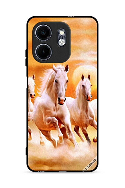 Covernex غطاء حماية لهاتف Infinix Hot 50i 4G بتصميم خيول تركض