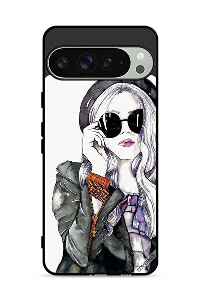 Covernex غطاء حماية لهاتف Google Pixel 9 Pro XL بتصميم فتاة أنيقة ولطيفة