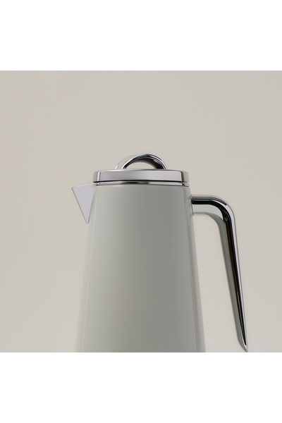 Dallaty Eve set of 2 steel vacuum flask grey & chrome