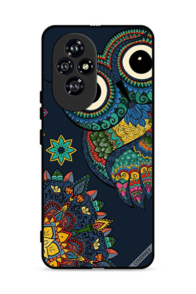 Covernex غطاء حماية لهاتف Honor 200 5G بنقشة بومة زهرية