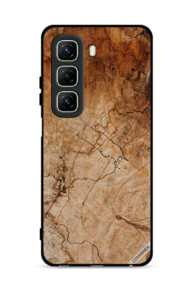 Covernex غطاء حماية لهاتف Infinix Hot 50 5G بنمط خشبي عتيق