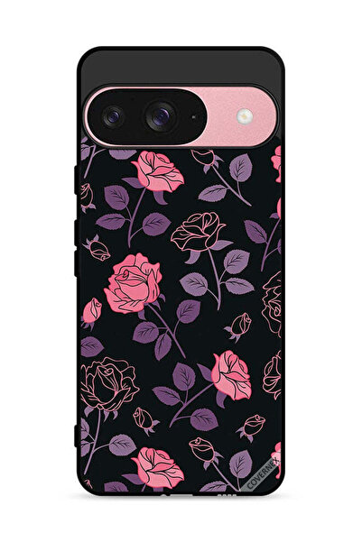 Covernex غطاء حماية لجهاز Google Pixel 9 بنقشة الورود القوطية الباستيل