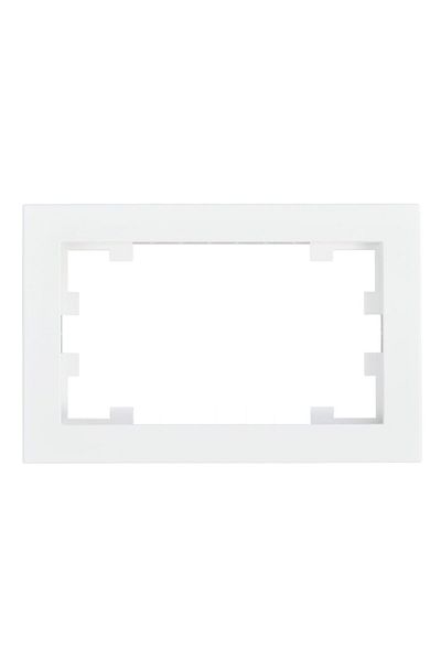 PANASONIC Double Frame for Karre Plus 55 Socket - White