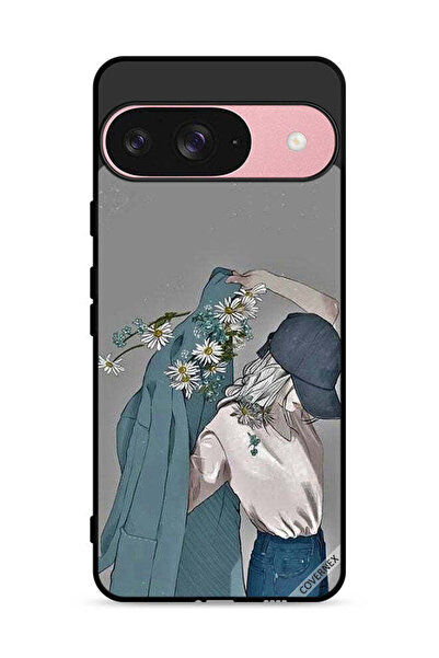Covernex غطاء حماية لهاتف Google Pixel 9 بتصميم فتاة ترتدي معطفًا
