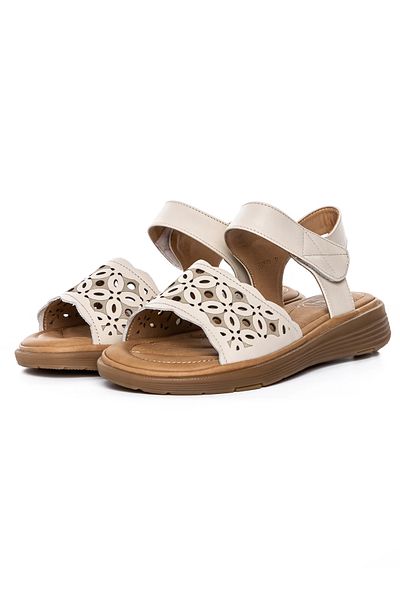 FORMAZIONE Sandale Dama cu Talpa Joasa 33177 Crem |