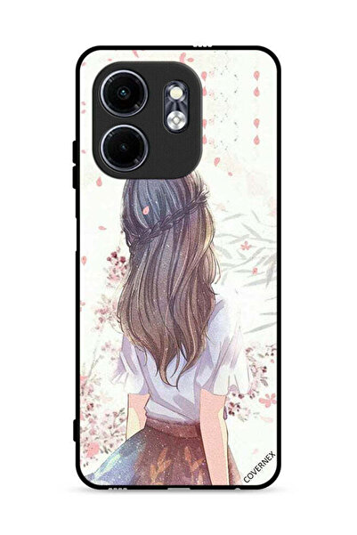 Covernex غطاء حماية لهاتف إنفينيكس سمارت 9 4G، فتاة لطيفة في تفكير عميق