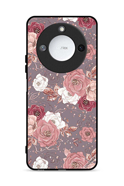 Covernex غطاء حماية لهاتف Honor X60 5G بخلفية زهرية
