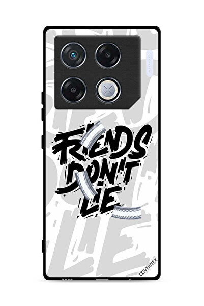 Covernex غطاء حماية لهاتف Infinix GT 20 Pro 5G بطبعة "أصدقاء الخط لا يكذبون"