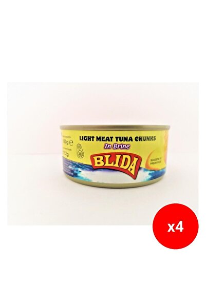 Blida Bucăți de ton ușor în saramură, 160 gr x4