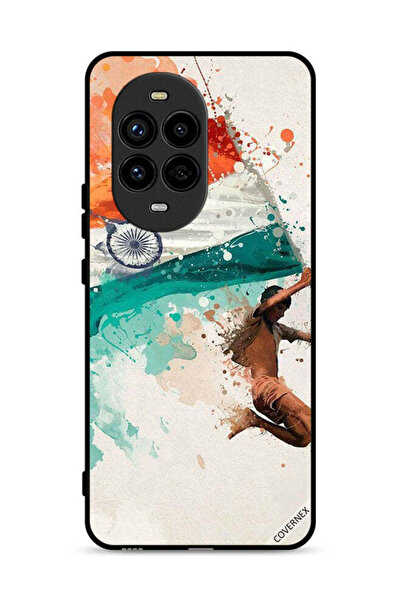 Covernex غطاء حماية لهاتف هواوي نوفا 13 برو 5G يحمل علم الهند أثناء الطيران