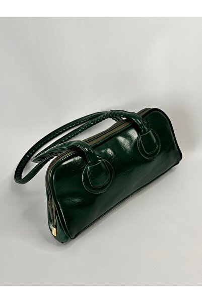 Beshora حقيبة يد وكتف نسائية بمقبض طويل باللون الأخضر من يوليو