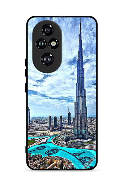 Covernex غطاء حماية لهاتف Honor 200 Pro 5G برج خليفة - غيوم تلامس السحاب