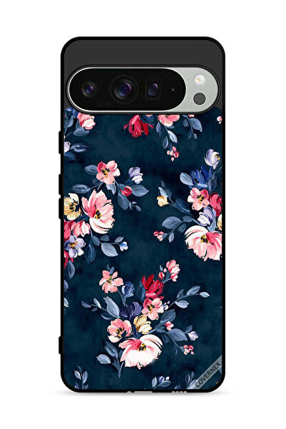 Covernex غطاء حماية لهاتف Google Pixel 9 Pro XL مزين بزهور مرسومة يدويًا