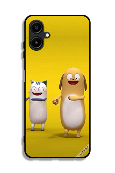 Covernex غطاء حماية لهاتف Samsung Galaxy F06 5G قصة قطة وكلب