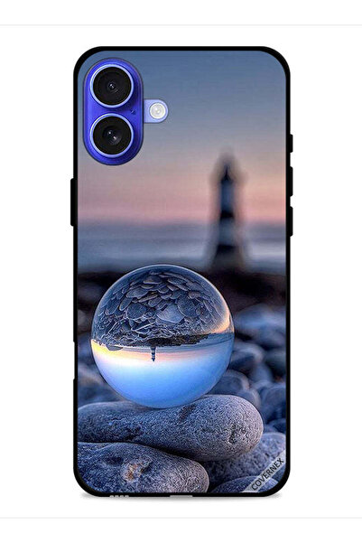 Covernex غطاء حماية لجهاز Apple iPhone 16 Plus، تصوير رائع للطبيعة في زجاج دائري
