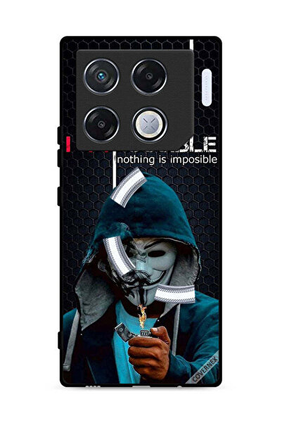 Covernex غطاء حماية لهاتف Infinix GT 20 Pro 5G بخلفية "أنا ممكن، لا شيء مستحيل"