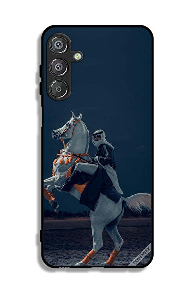 Covernex غطاء حماية لهاتف سامسونج جالاكسي M16 5G، شاب على حصان