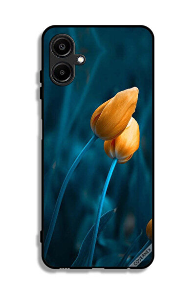 Covernex غطاء حماية لهاتف سامسونج جالاكسي F06 5G بنقشة زهرتين لطيفتين